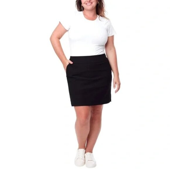 S.C. & Co Women M Tummy Control Pull-on Stretch Skort Skirt Shorties Athleisure - Picture 3 of 7